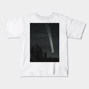 The Great Comet of 1881 by Etienne Leopold Trouvelot Kids T-Shirt